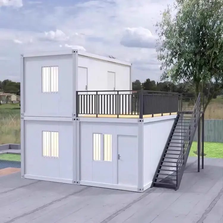 2layers Detachable Container Home For Construction Site