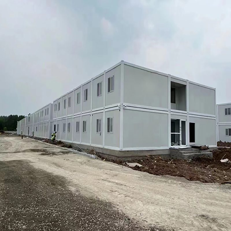 Prefabricated office living container home cheap portable prefab flat pack house 20ft 40ft for temporary
