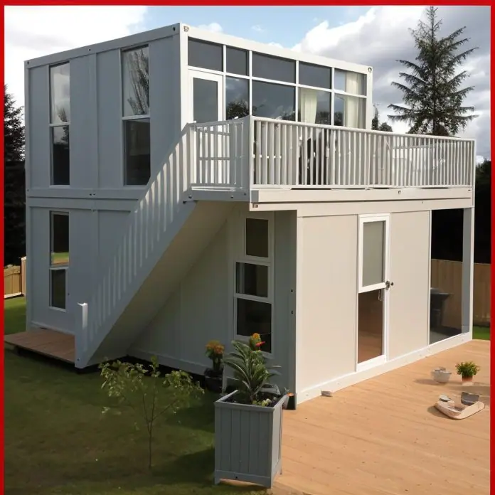 Prefab Container House Building Assembly Flatpack Container Hotel / Office