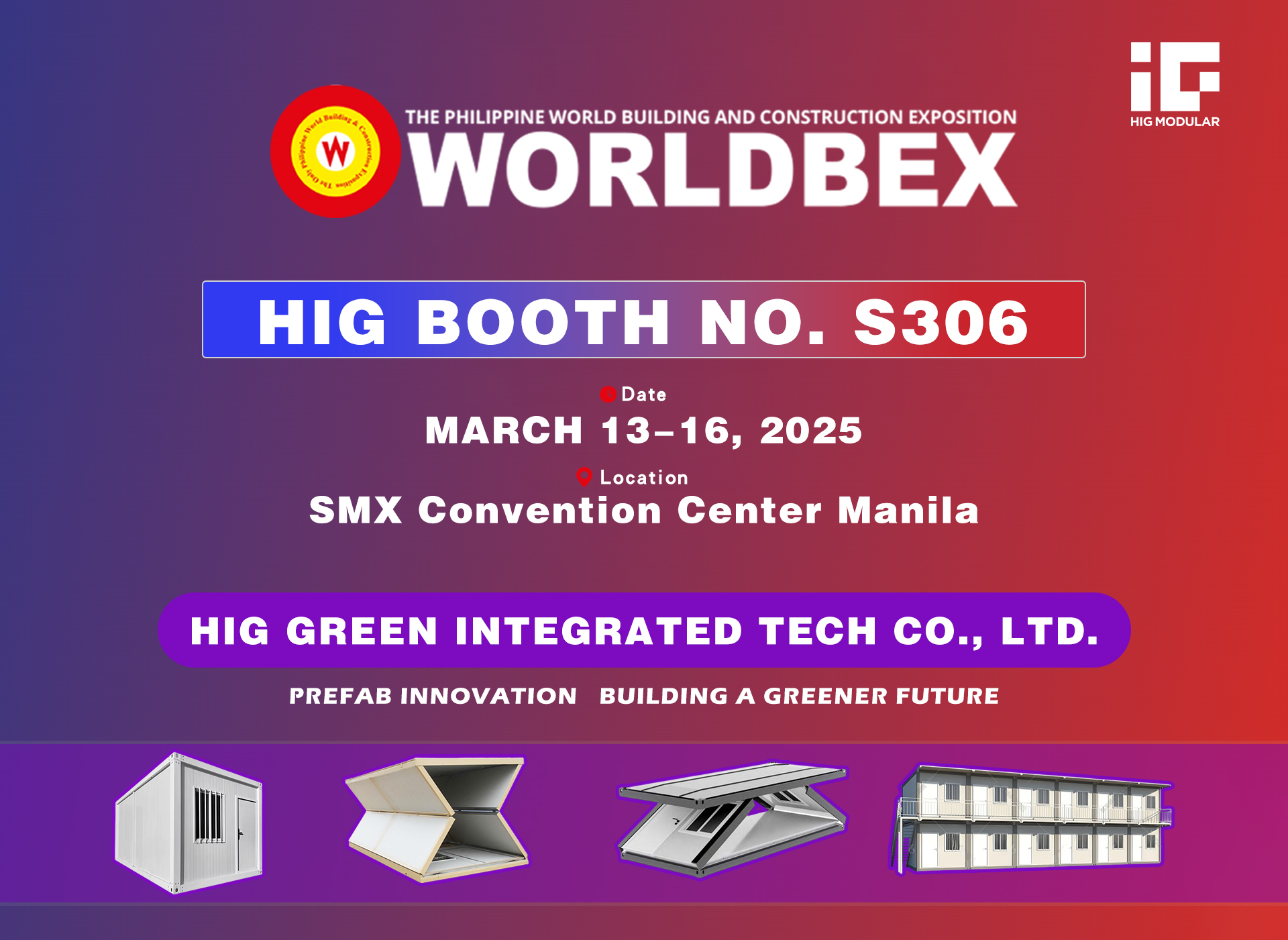 HIG MODULAR is Coming to WORLDBEX 2025!